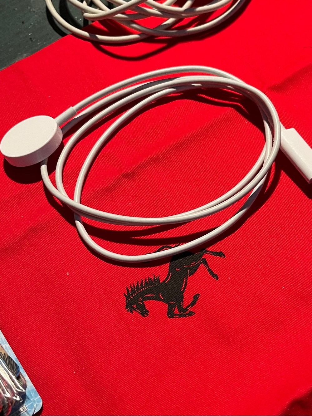 Apple White Magnetic Watch Charger Cable